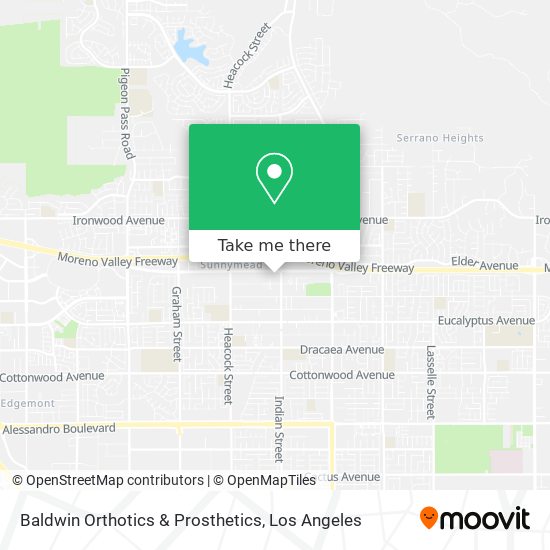 Mapa de Baldwin Orthotics & Prosthetics