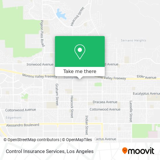Control Insurance Services map