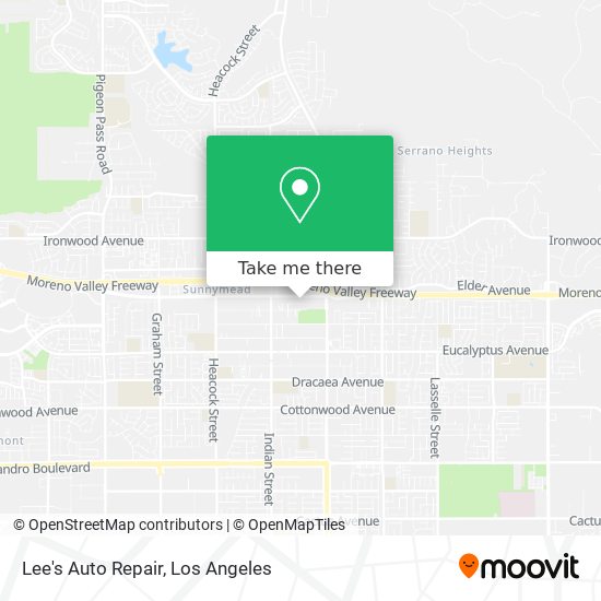 Lee's Auto Repair map