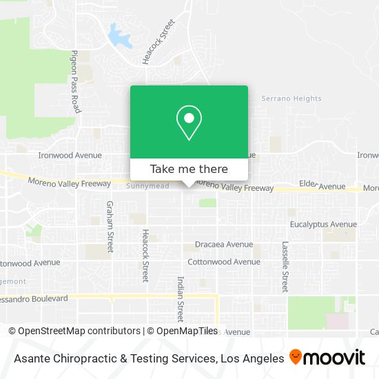 Asante Chiropractic & Testing Services map