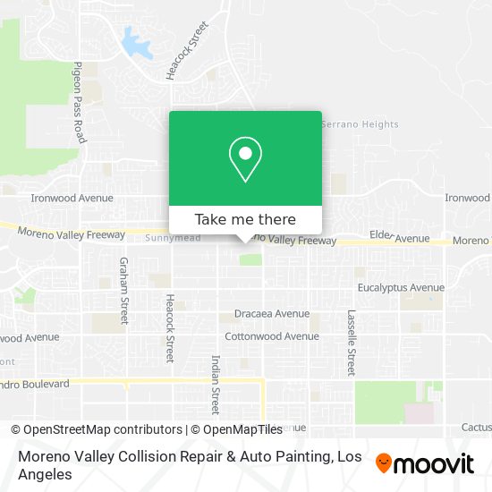 Mapa de Moreno Valley Collision Repair & Auto Painting