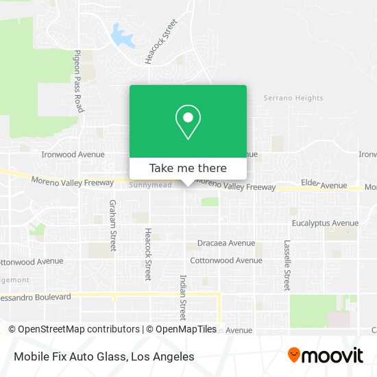 Mobile Fix Auto Glass map