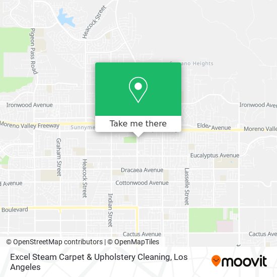 Mapa de Excel Steam Carpet & Upholstery Cleaning