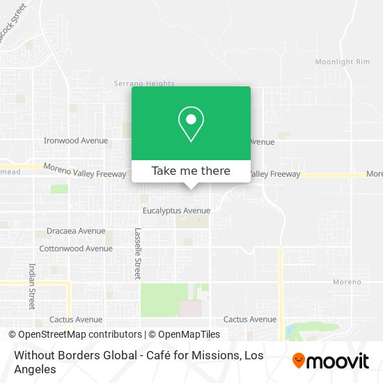 Mapa de Without Borders Global - Café for Missions