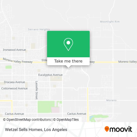 Wetzel Sells Homes map