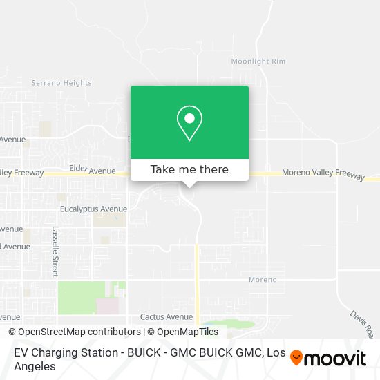 Mapa de EV Charging Station - BUICK - GMC BUICK GMC