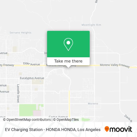 Mapa de EV Charging Station - HONDA HONDA