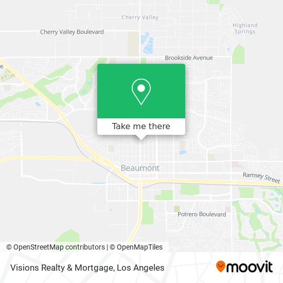 Visions Realty & Mortgage map