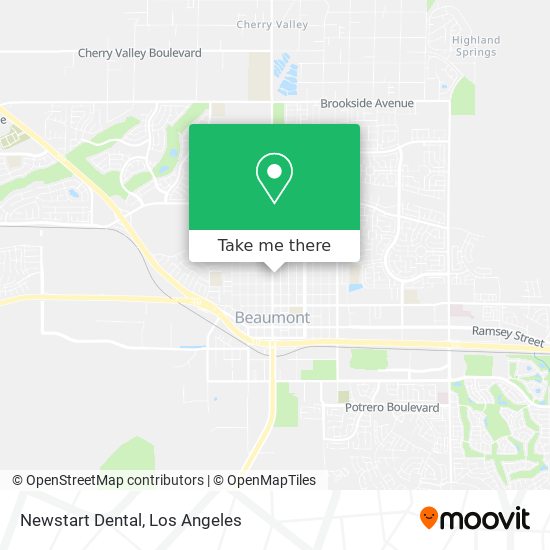 Mapa de Newstart Dental