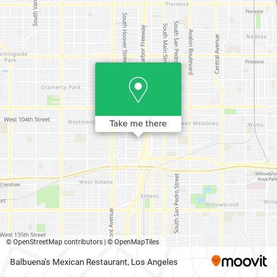 Mapa de Balbuena's Mexican Restaurant