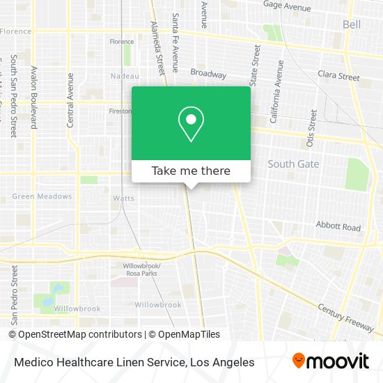 Medico Healthcare Linen Service map