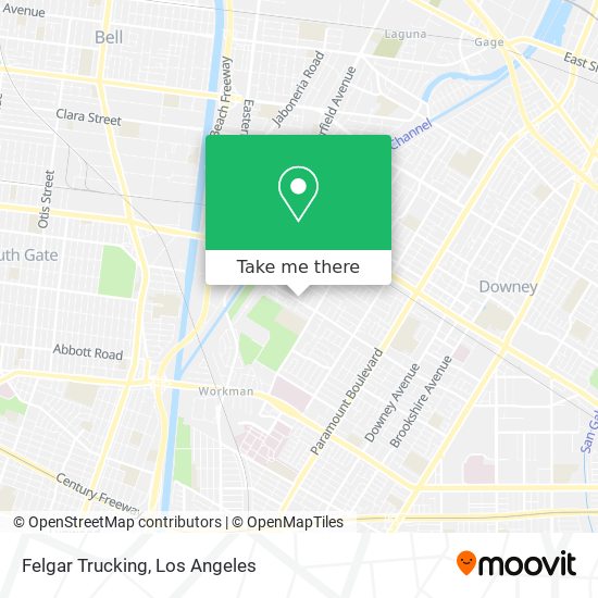 Felgar Trucking map