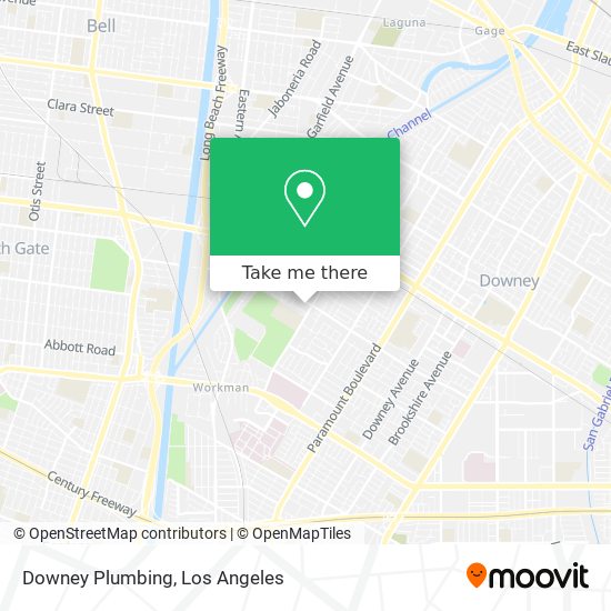 Downey Plumbing map