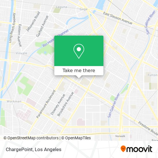 Mapa de ChargePoint