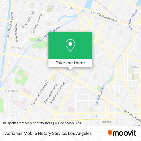 Adriana's Mobile Notary Service map