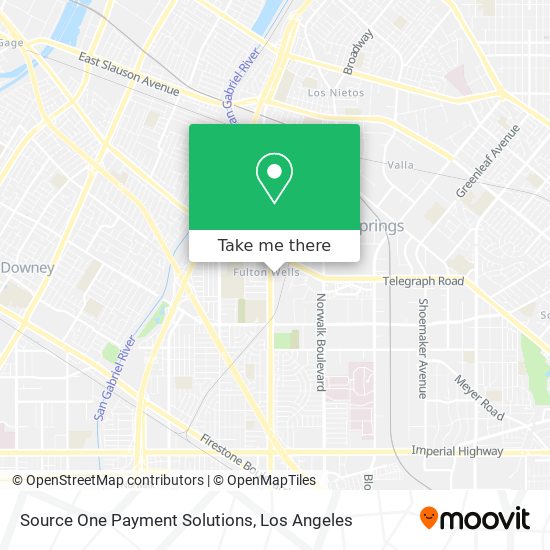 Source One Payment Solutions map