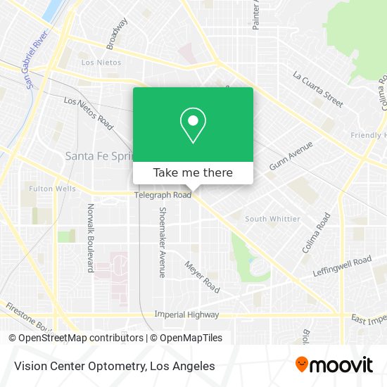 Vision Center Optometry map