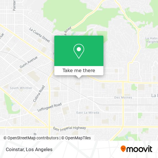 Coinstar map