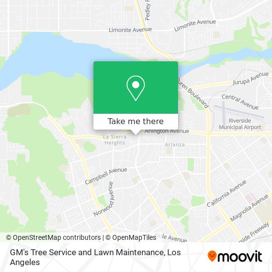 GM's Tree Service and Lawn Maintenance map