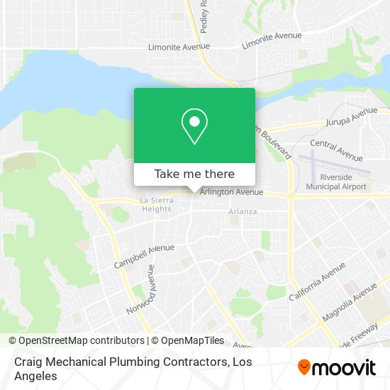 Craig Mechanical Plumbing Contractors map