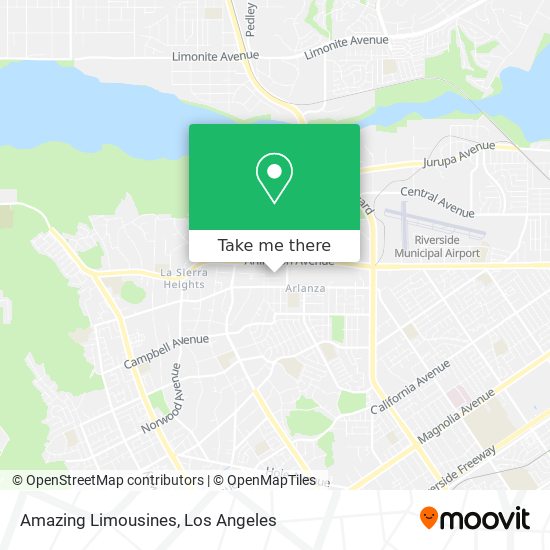 Amazing Limousines map