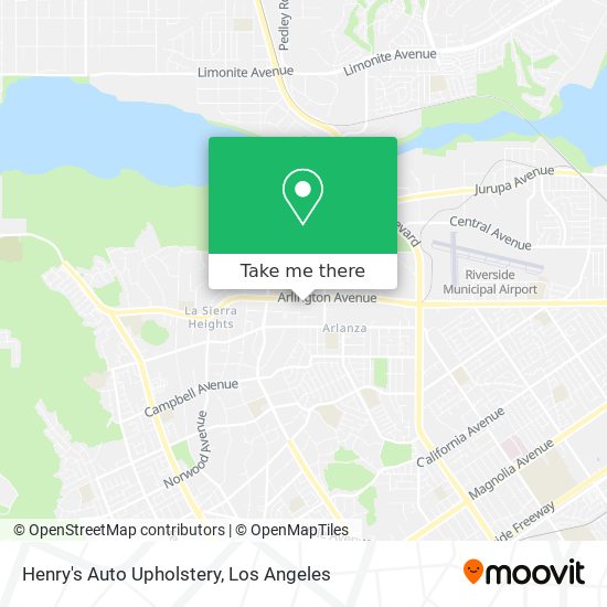Henry's Auto Upholstery map