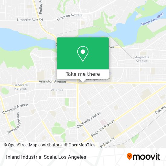 Inland Industrial Scale map