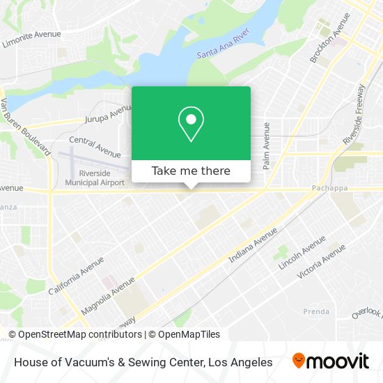 House of Vacuum's & Sewing Center map