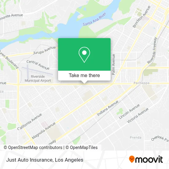 Just Auto Insurance map