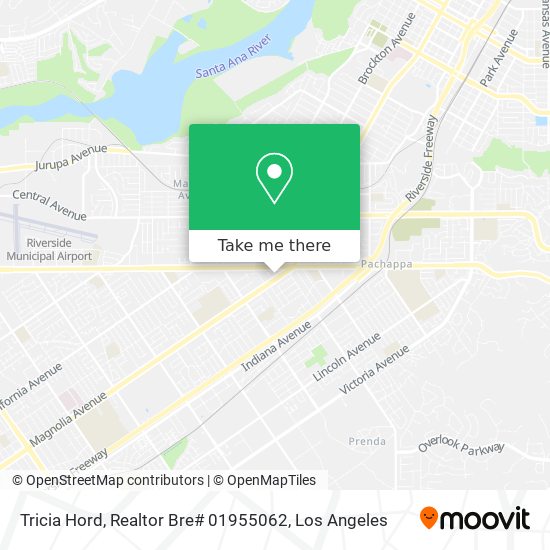 Mapa de Tricia Hord, Realtor Bre# 01955062