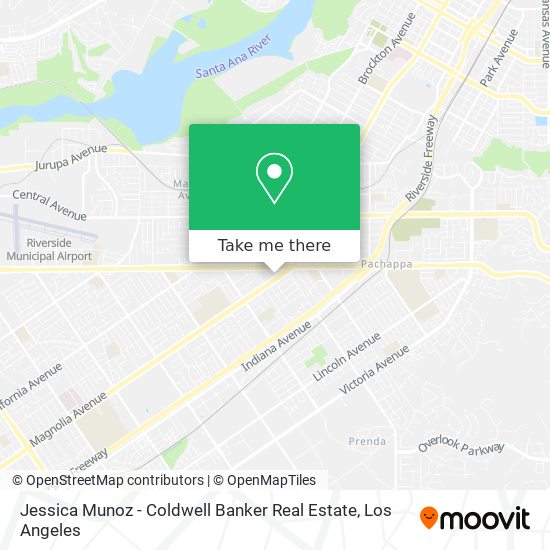 Jessica Munoz - Coldwell Banker Real Estate map