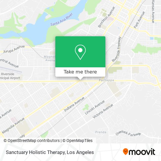 Sanctuary Holistic Therapy map