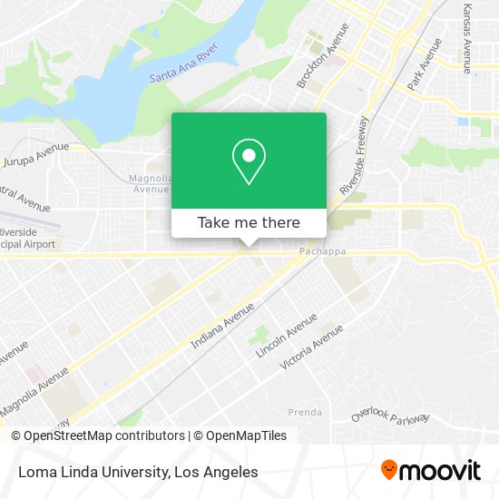 Mapa de Loma Linda University