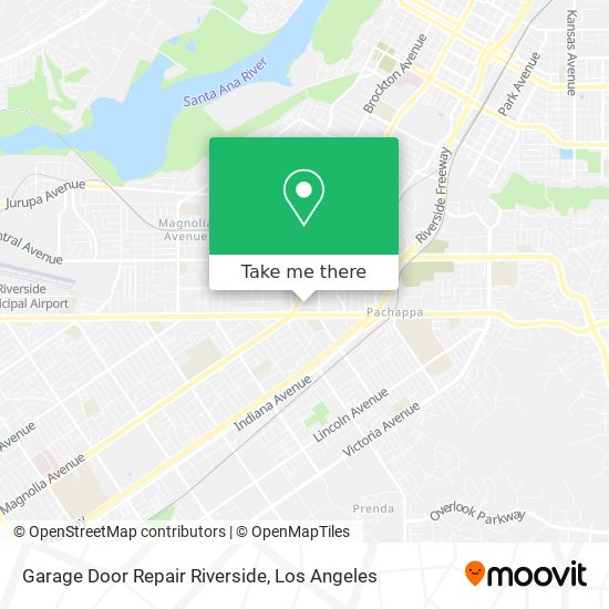 Garage Door Repair Riverside map