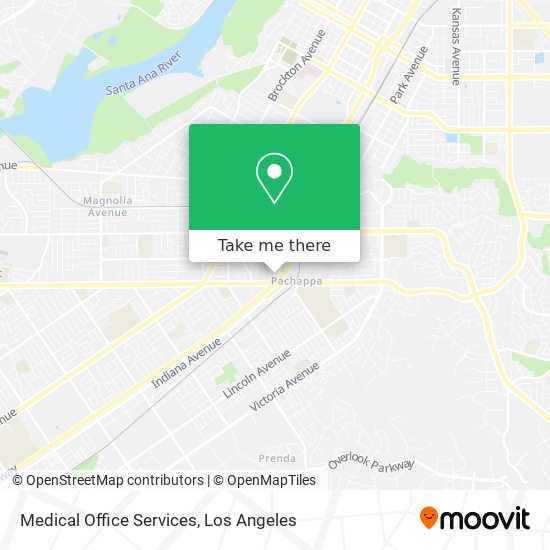 Medical Office Services map