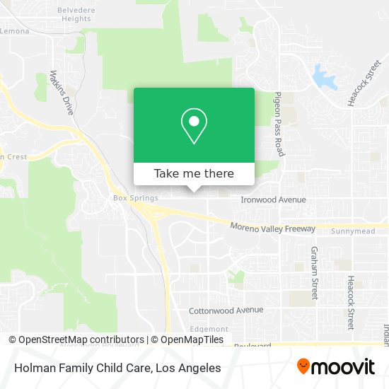 Holman Family Child Care map