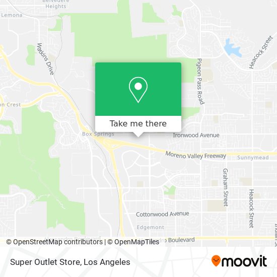 Mapa de Super Outlet Store