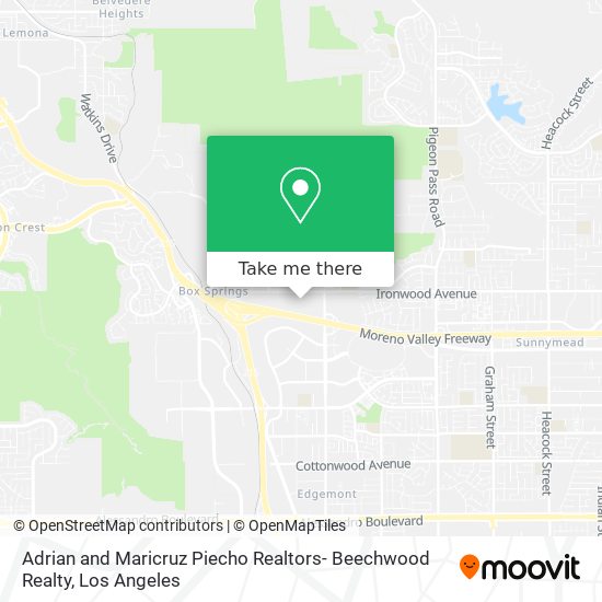 Adrian and Maricruz Piecho Realtors- Beechwood Realty map