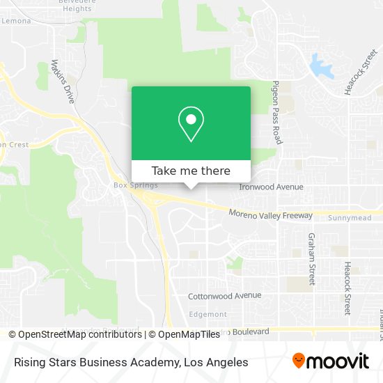 Mapa de Rising Stars Business Academy