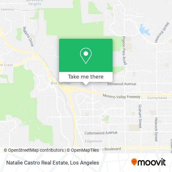 Natalie Castro Real Estate map