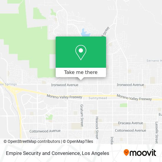 Empire Security and Convenience map