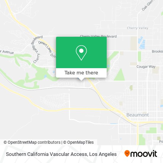 Southern California Vascular Access map