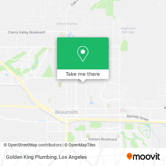 Golden King Plumbing map