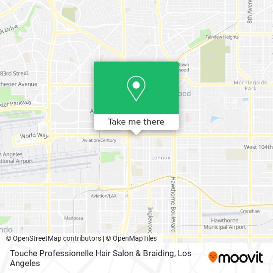 Touche Professionelle Hair Salon & Braiding map