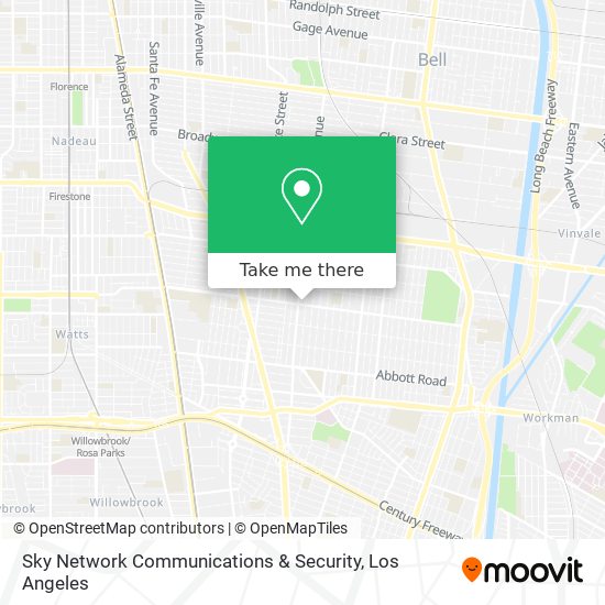 Sky Network Communications & Security map