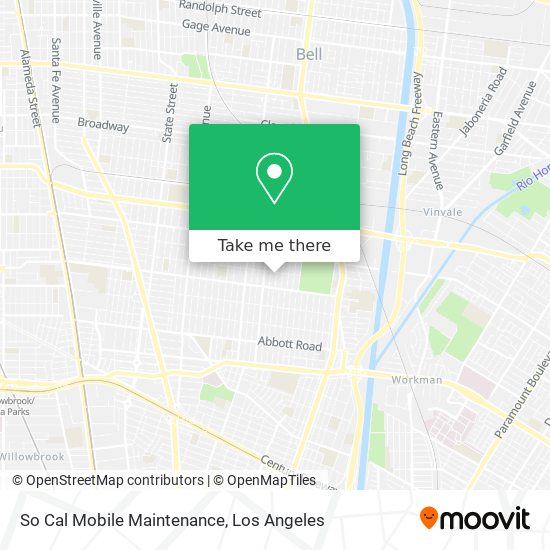 Mapa de So Cal Mobile Maintenance