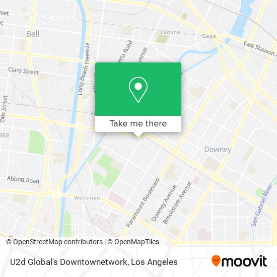 U2d Global's Downtownetwork map