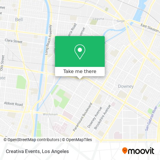 Mapa de Creativa Events