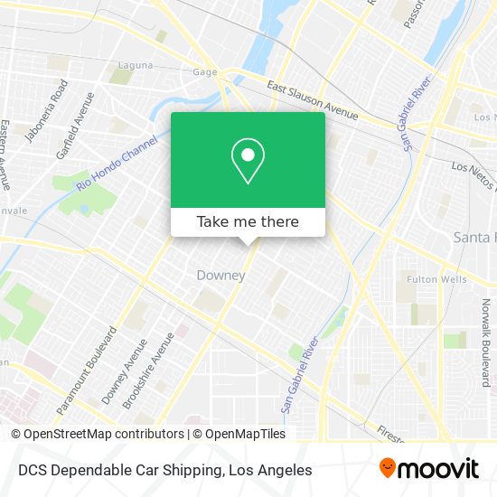 DCS Dependable Car Shipping map