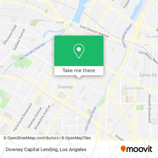 Downey Capital Lending map